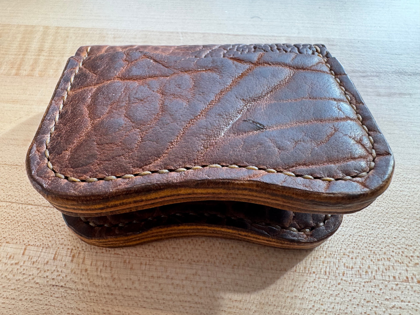 Hip-Po Bison and Horween Dublin wallet