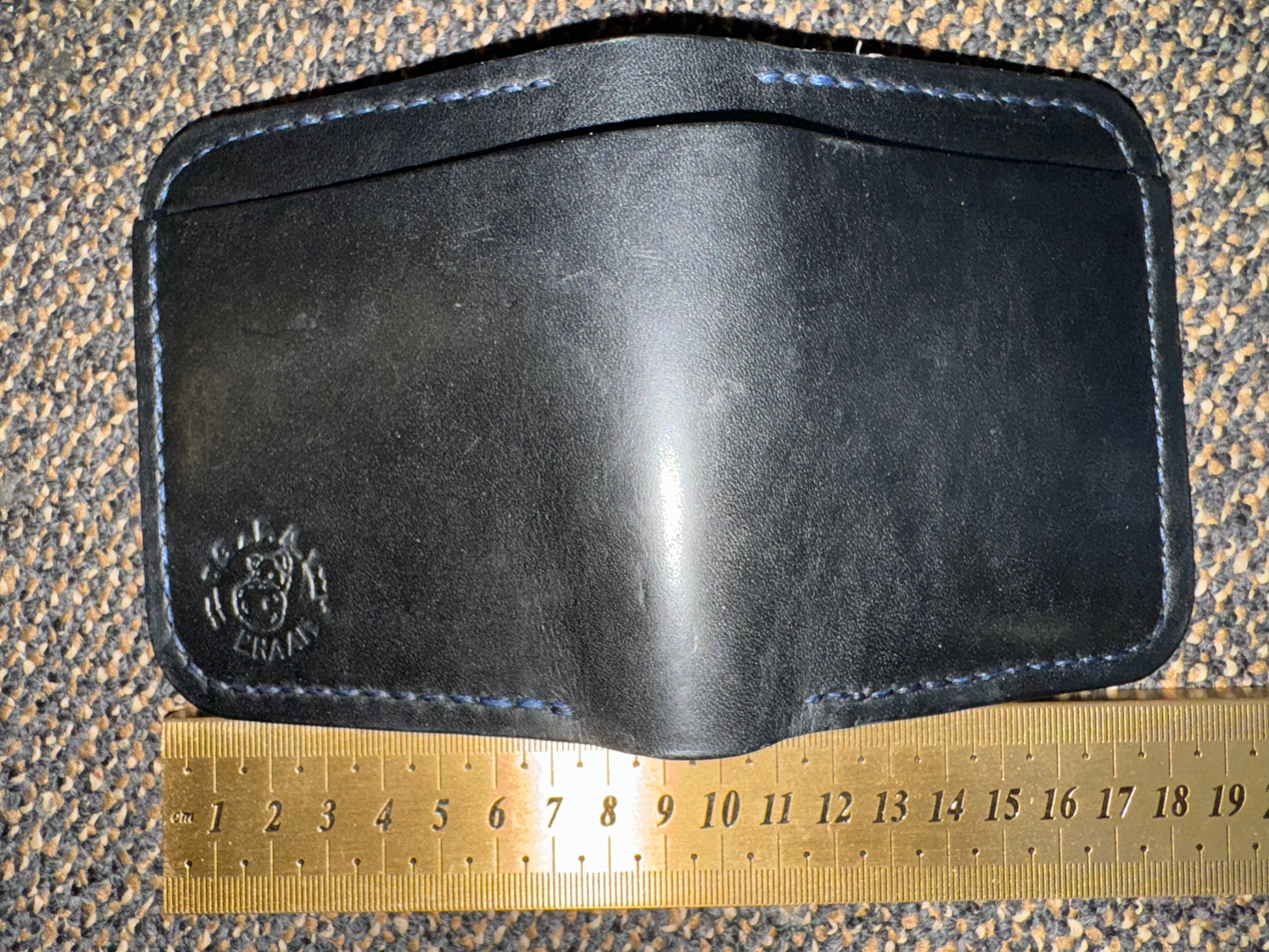 Bifold Horween Dublin in Black wallet