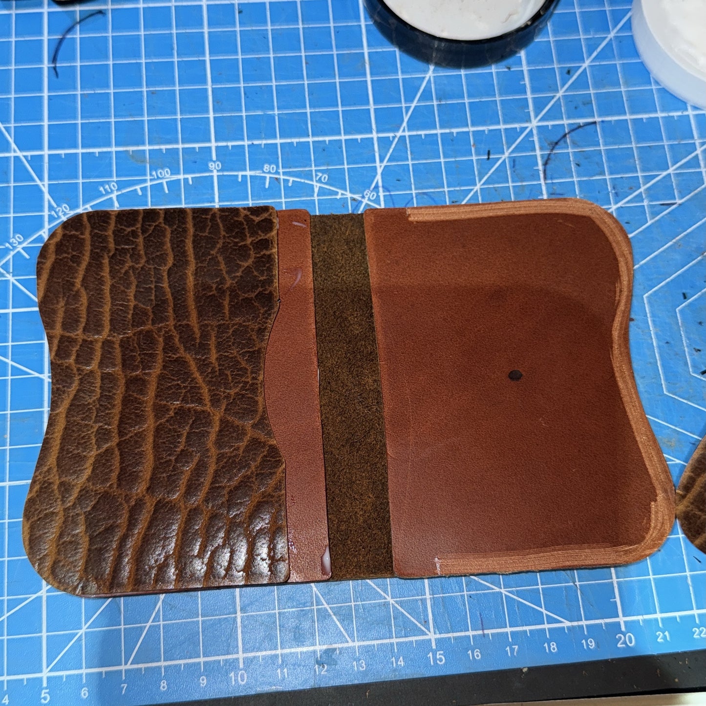 Hip-Po Bison and Horween Dublin wallet