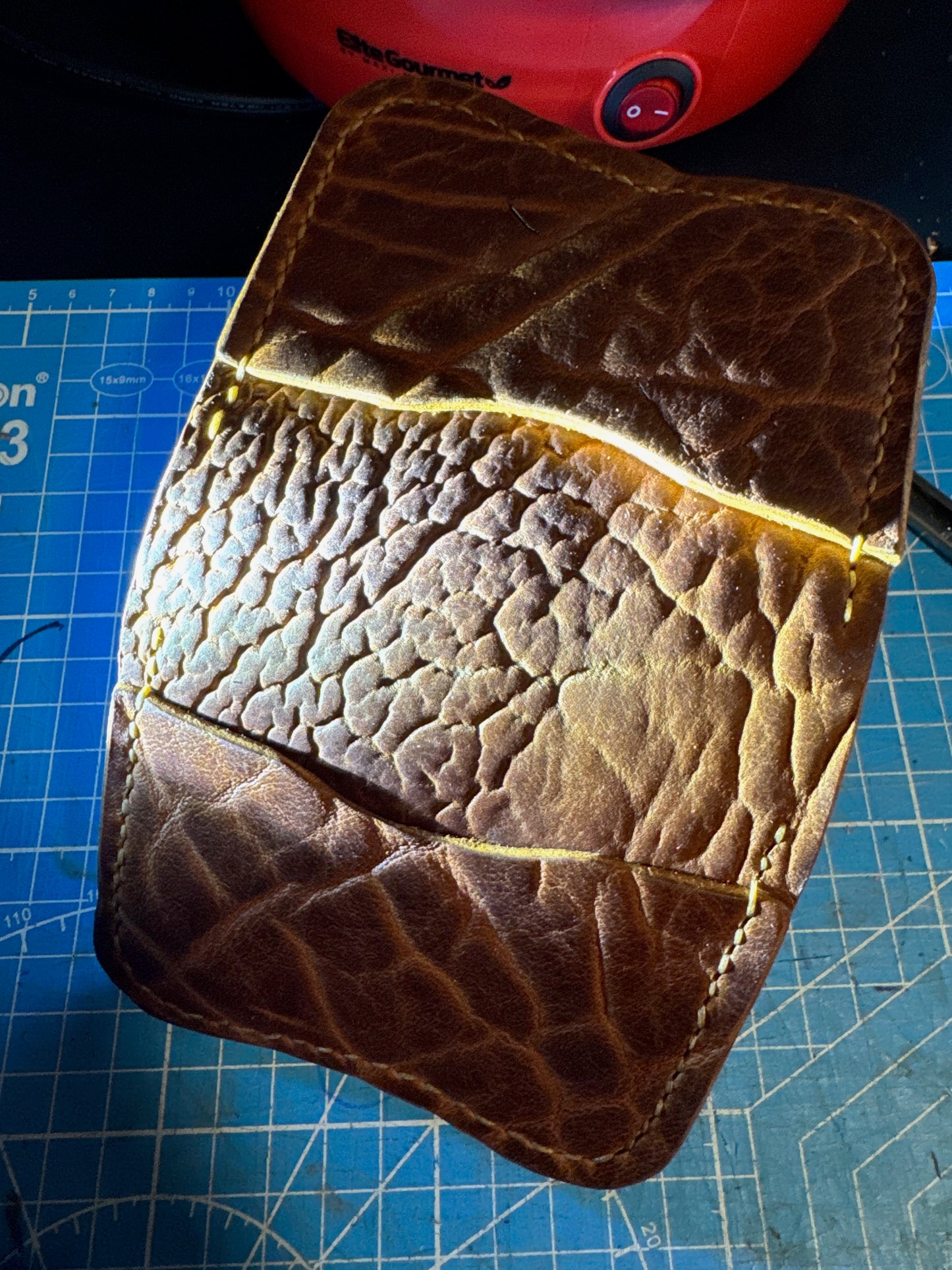 Hip-Po Bison and Horween Dublin wallet