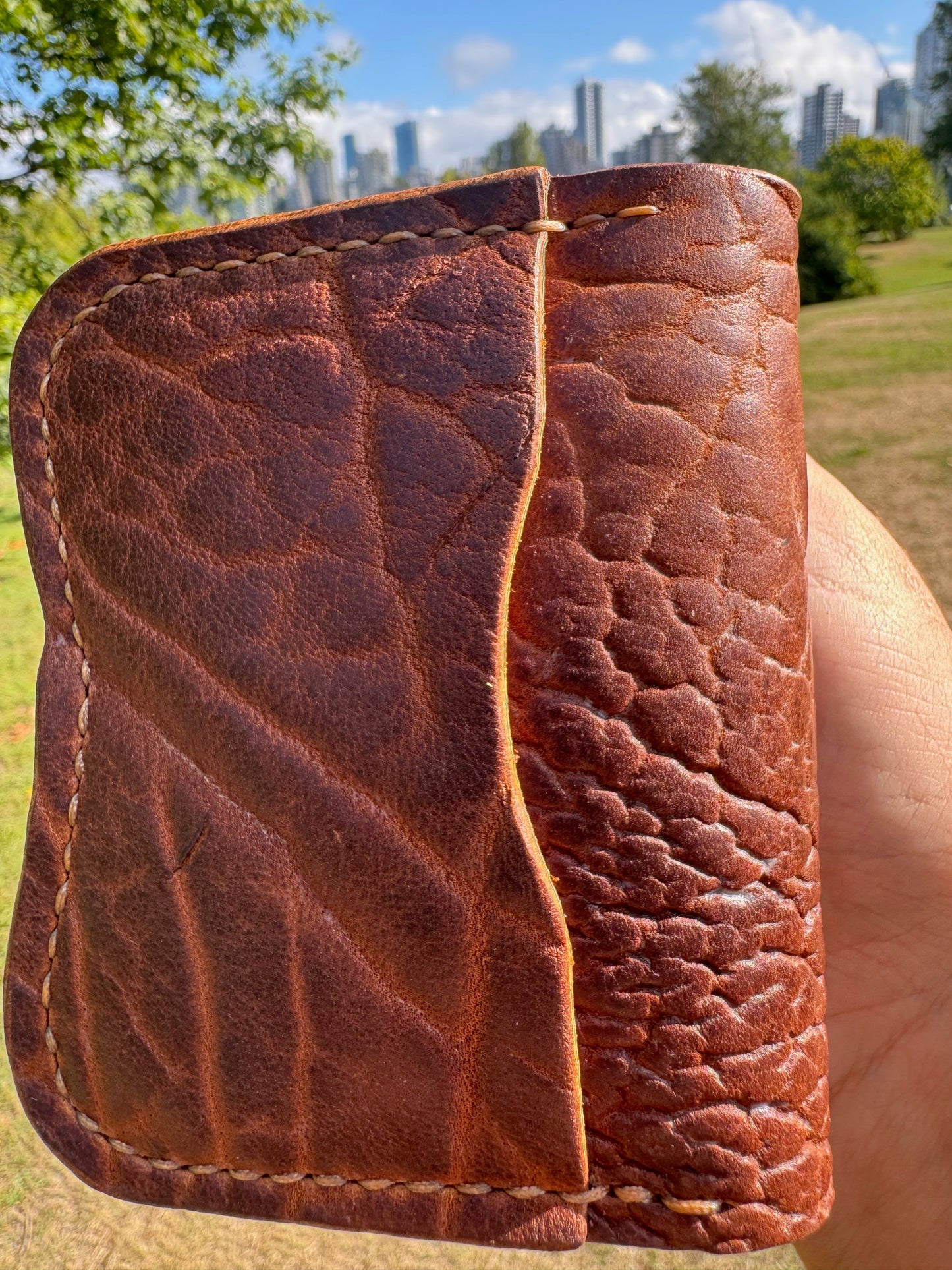 Hip-Po Bison and Horween Dublin wallet