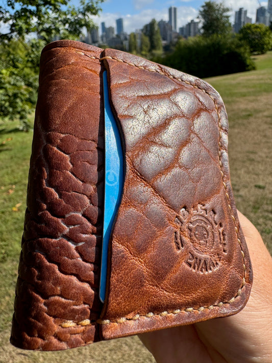 Hip-Po Bison and Horween Dublin wallet