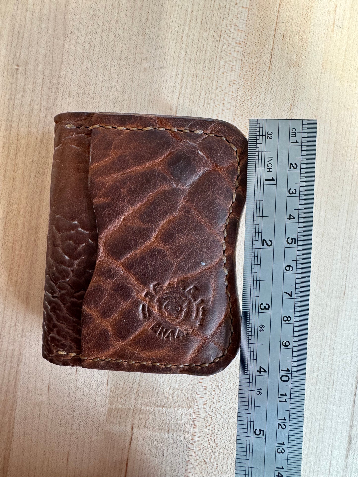 Hip-Po Bison and Horween Dublin wallet