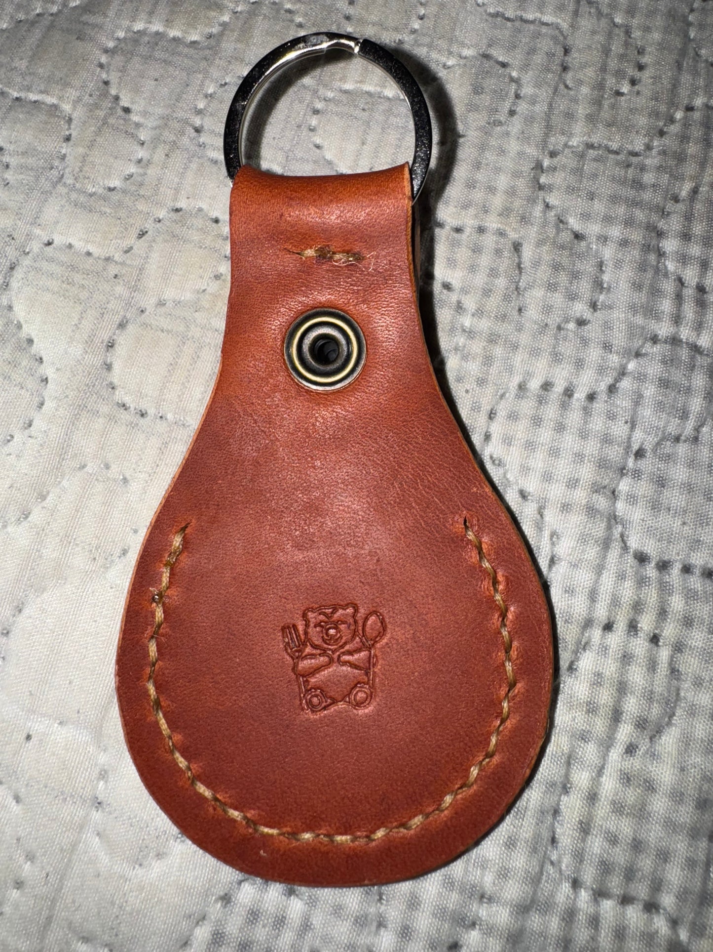 Horween Dublin keychain ring pocket