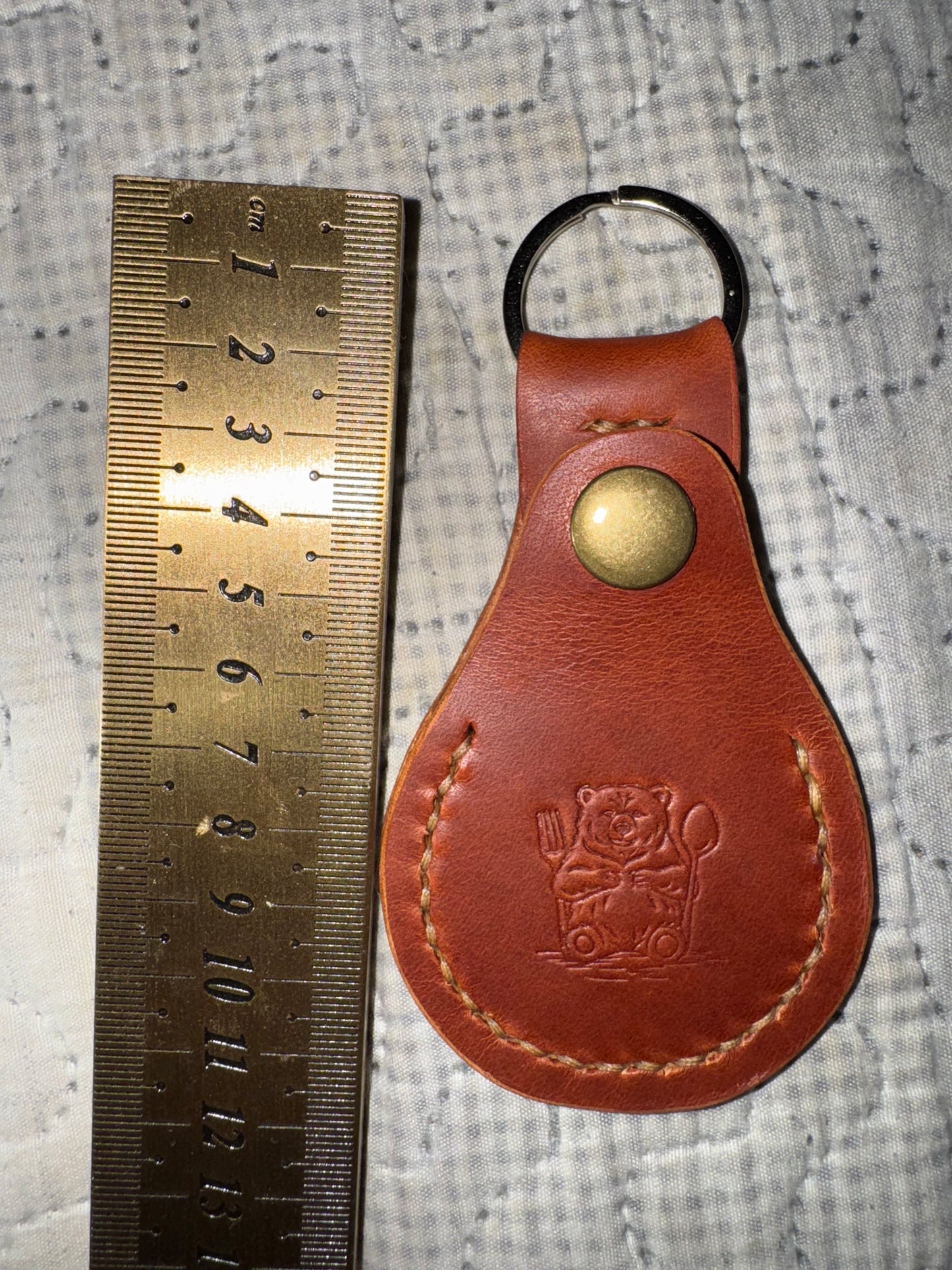 Horween Dublin keychain ring pocket