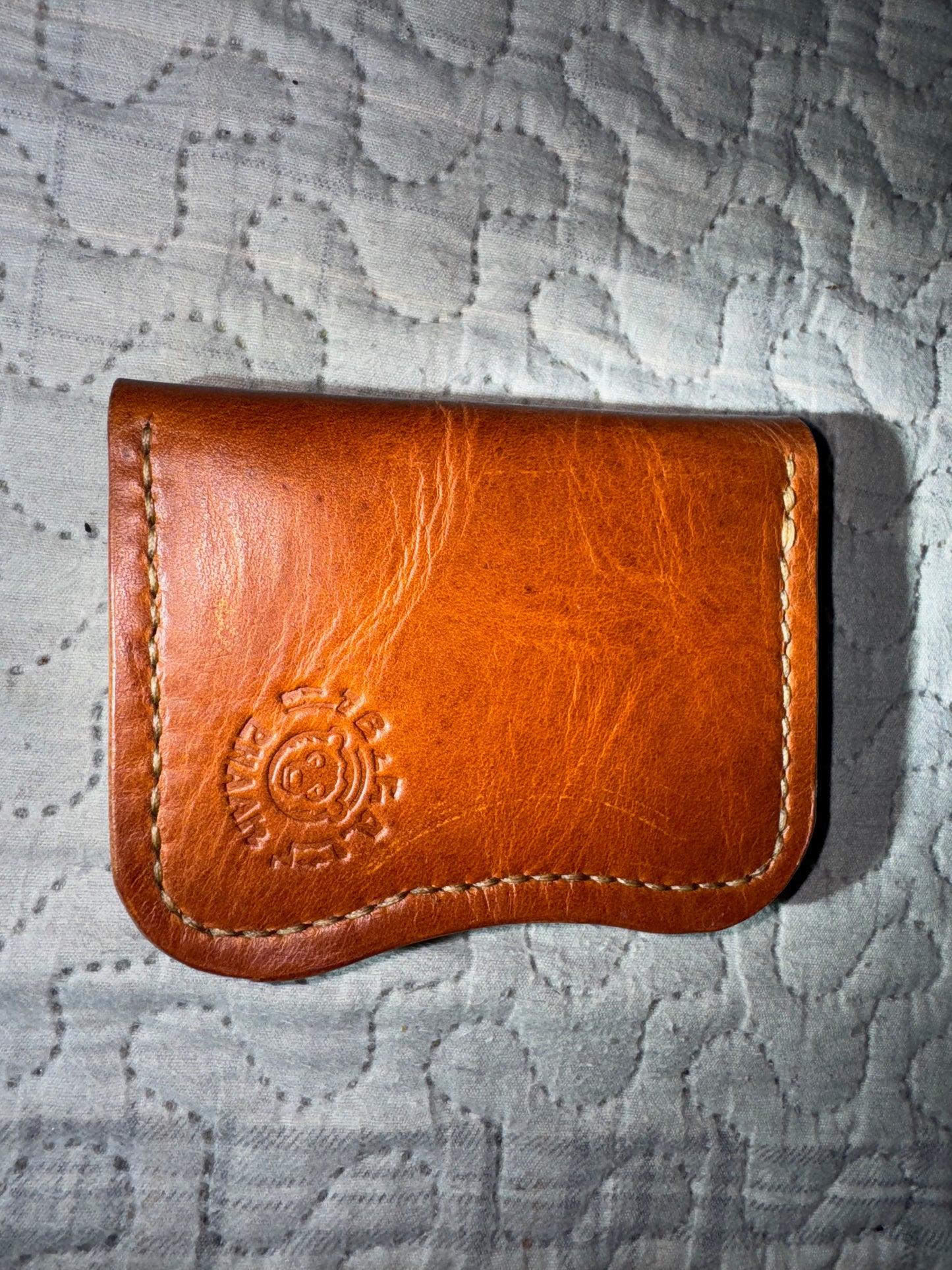"Bigger" Hip-Po in Horween Dublin English Tan