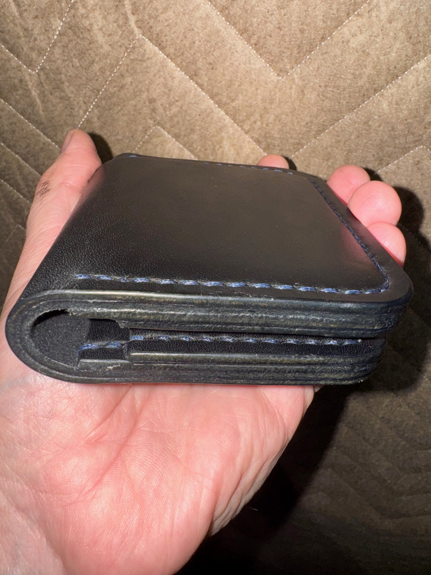 Bifold Horween Dublin in Black wallet