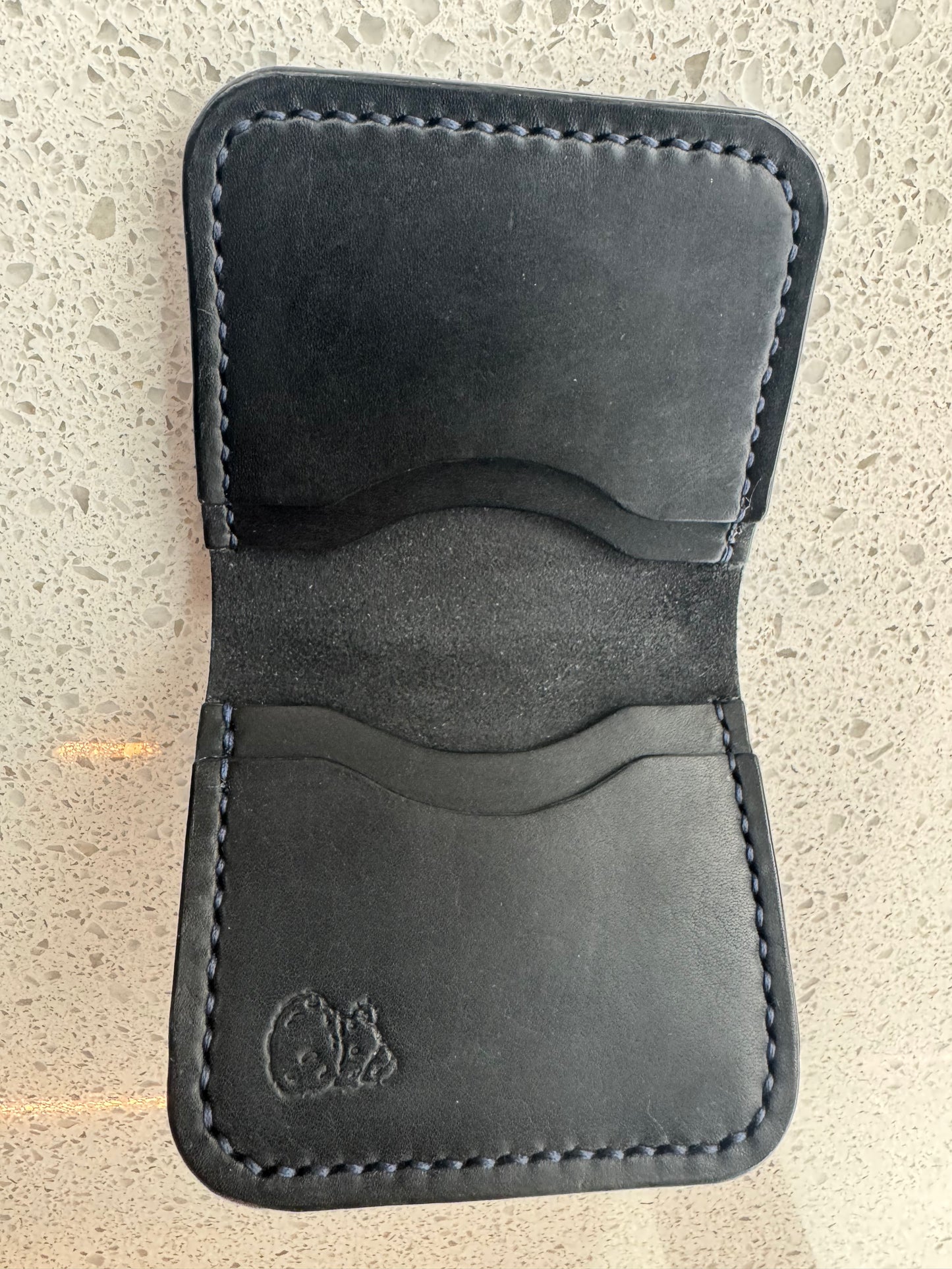 Bifold Horween Dublin in Black wallet