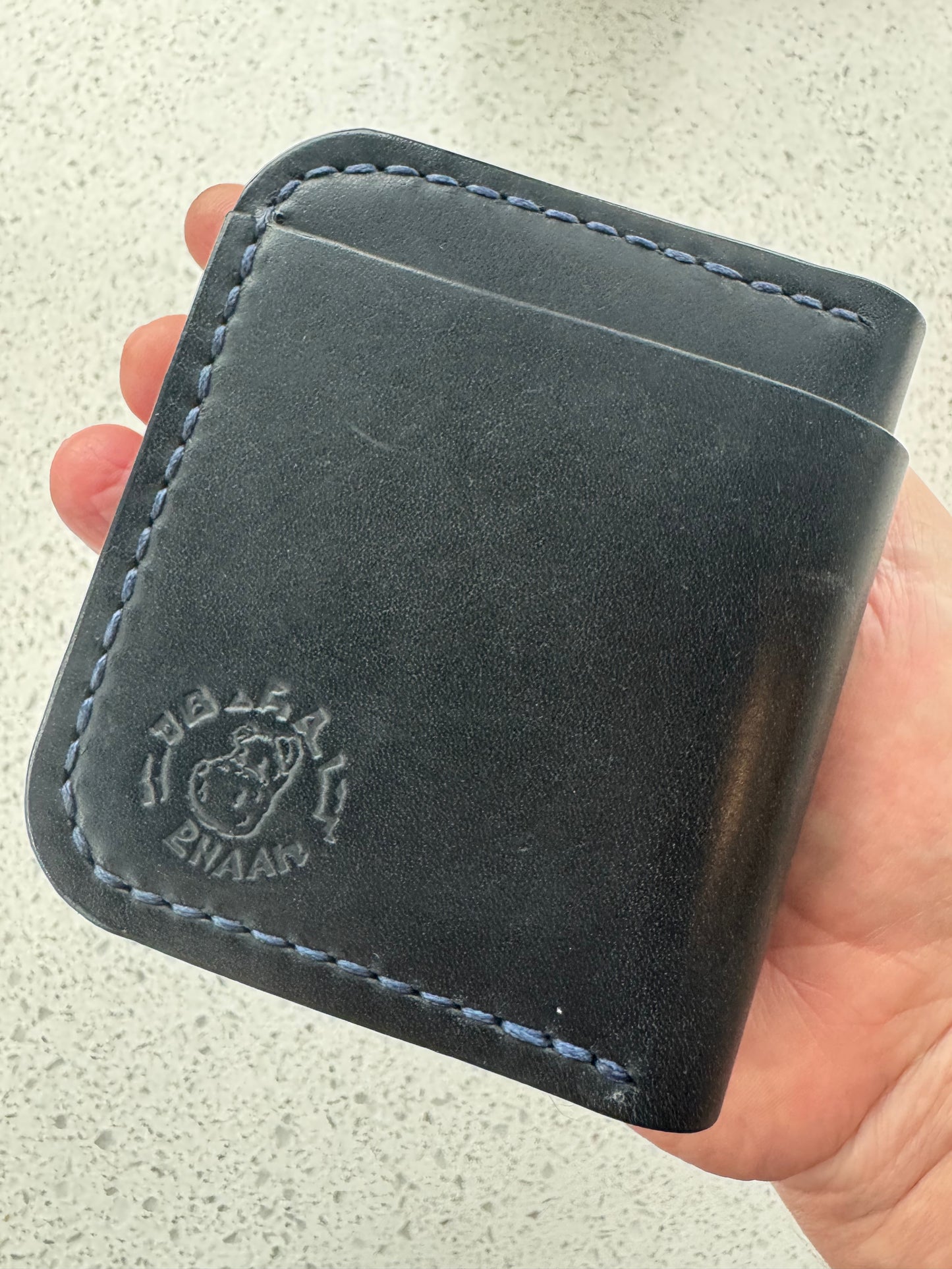 Bifold Horween Dublin in Black wallet