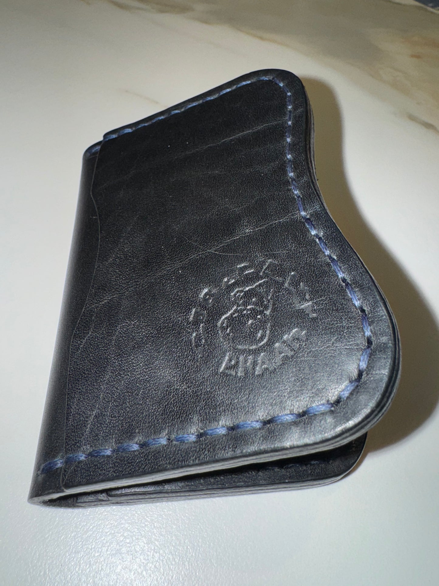 Black Hip-Po wallet in Horween Dublin