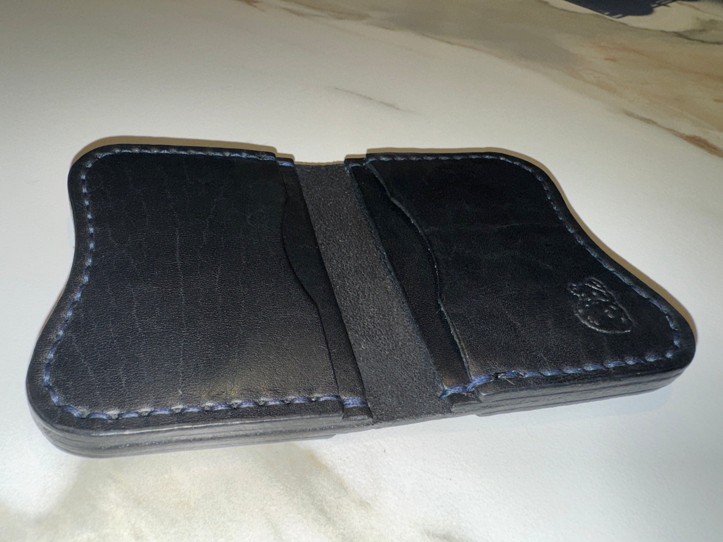Black Hip-Po wallet in Horween Dublin