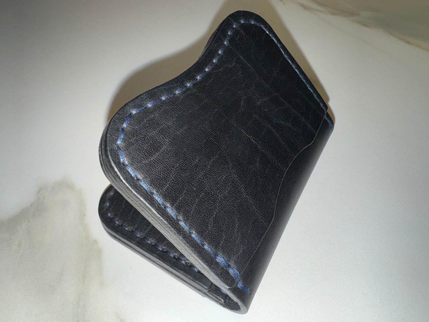 Black Hip-Po wallet in Horween Dublin